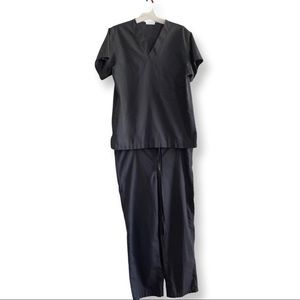 AllHeart Gray Scrubs Set